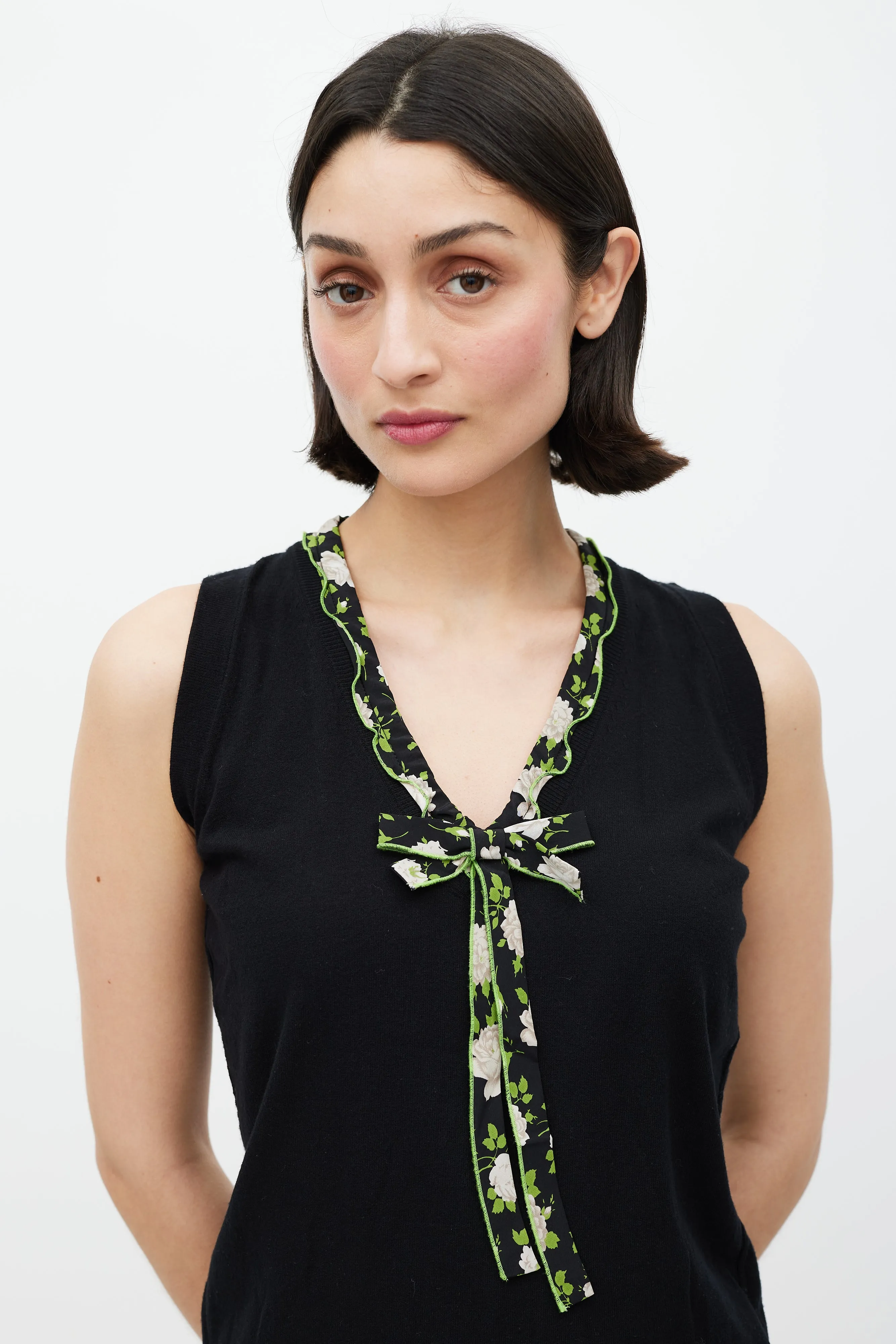 Black & Multicolour Floral Co-Ord Set