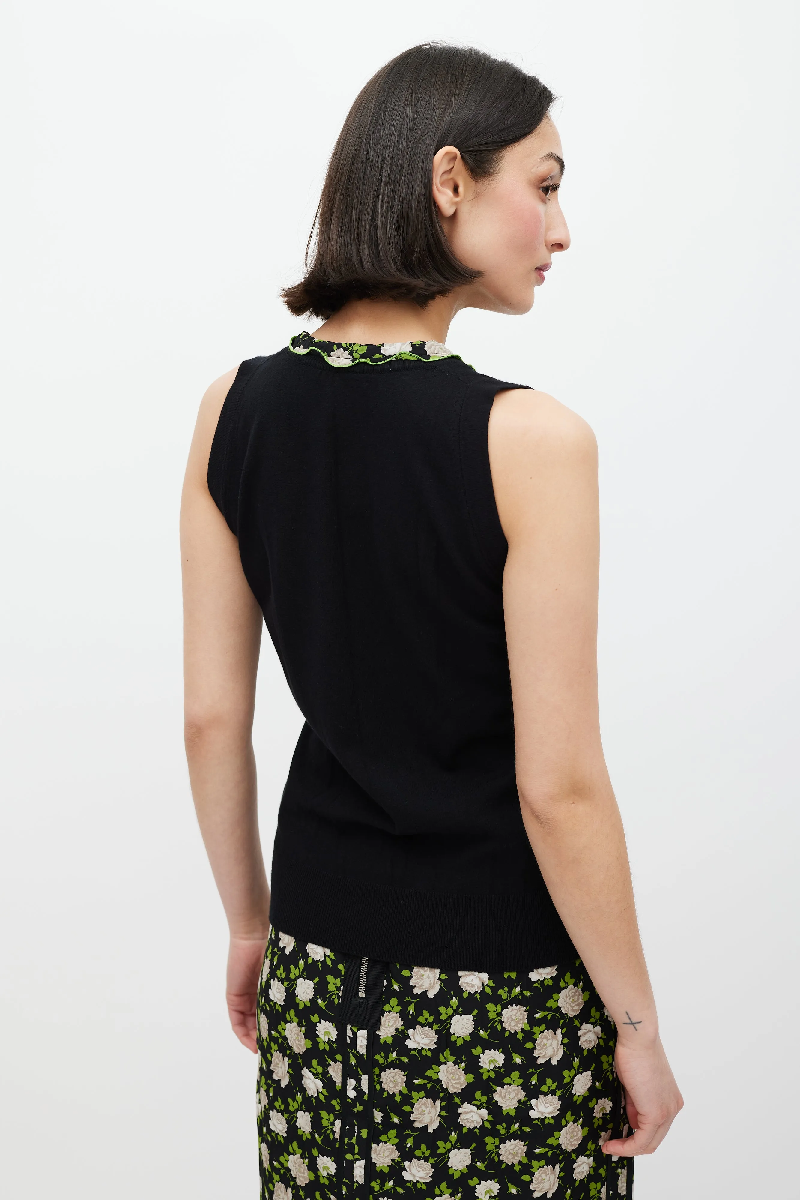Black & Multicolour Floral Co-Ord Set