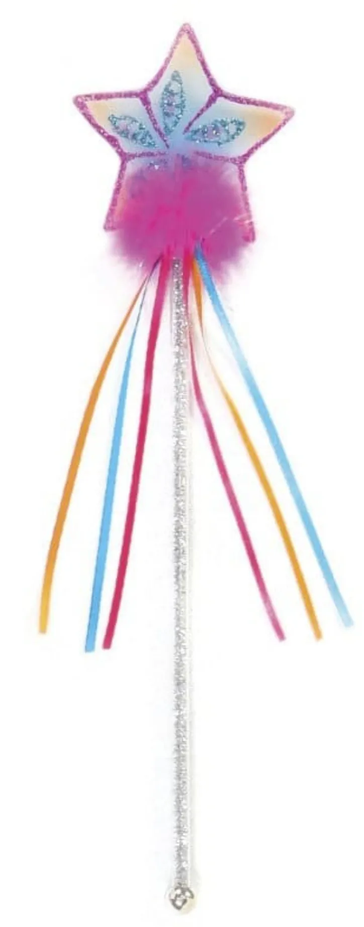 Great Pretenders Wand - Glitter Rainbow Multi/Fuchsia