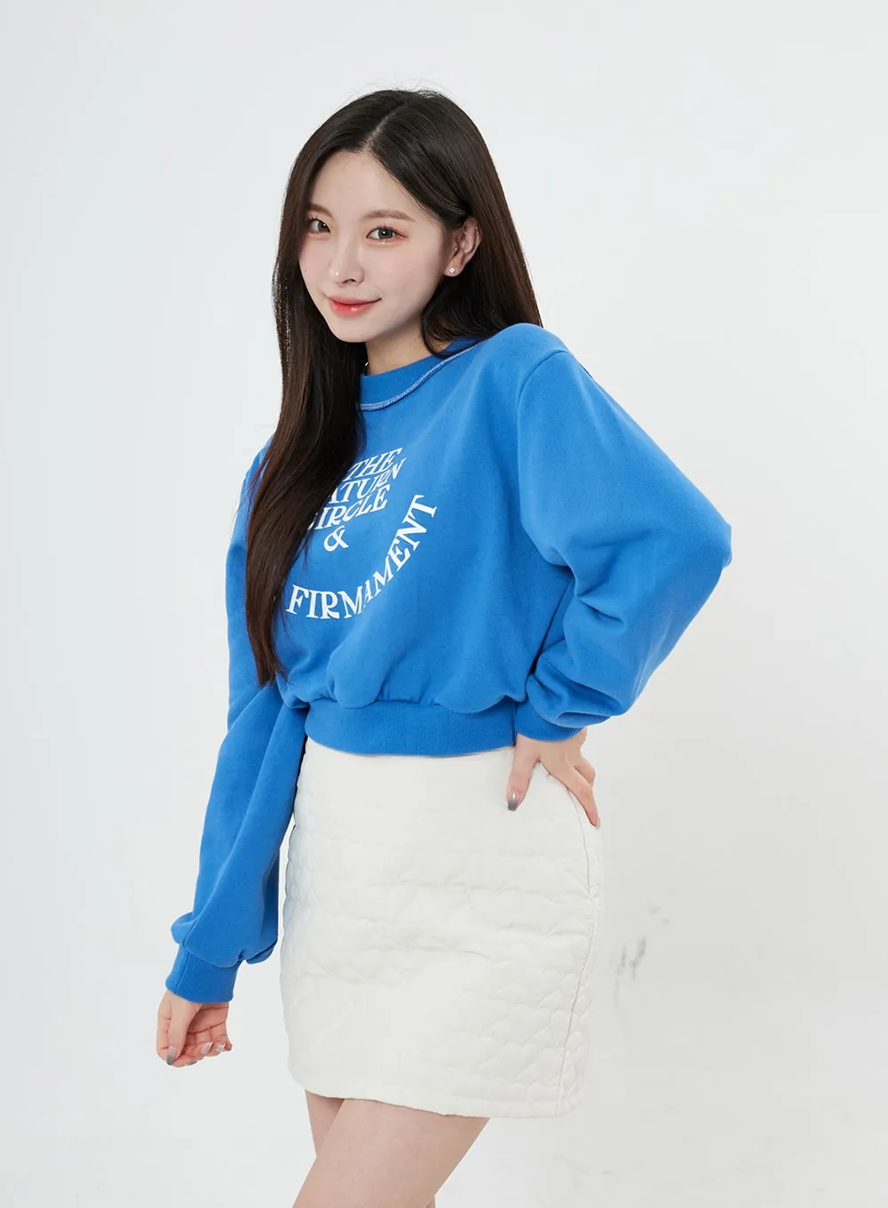 High Waist Heart Mini Skirt BO27