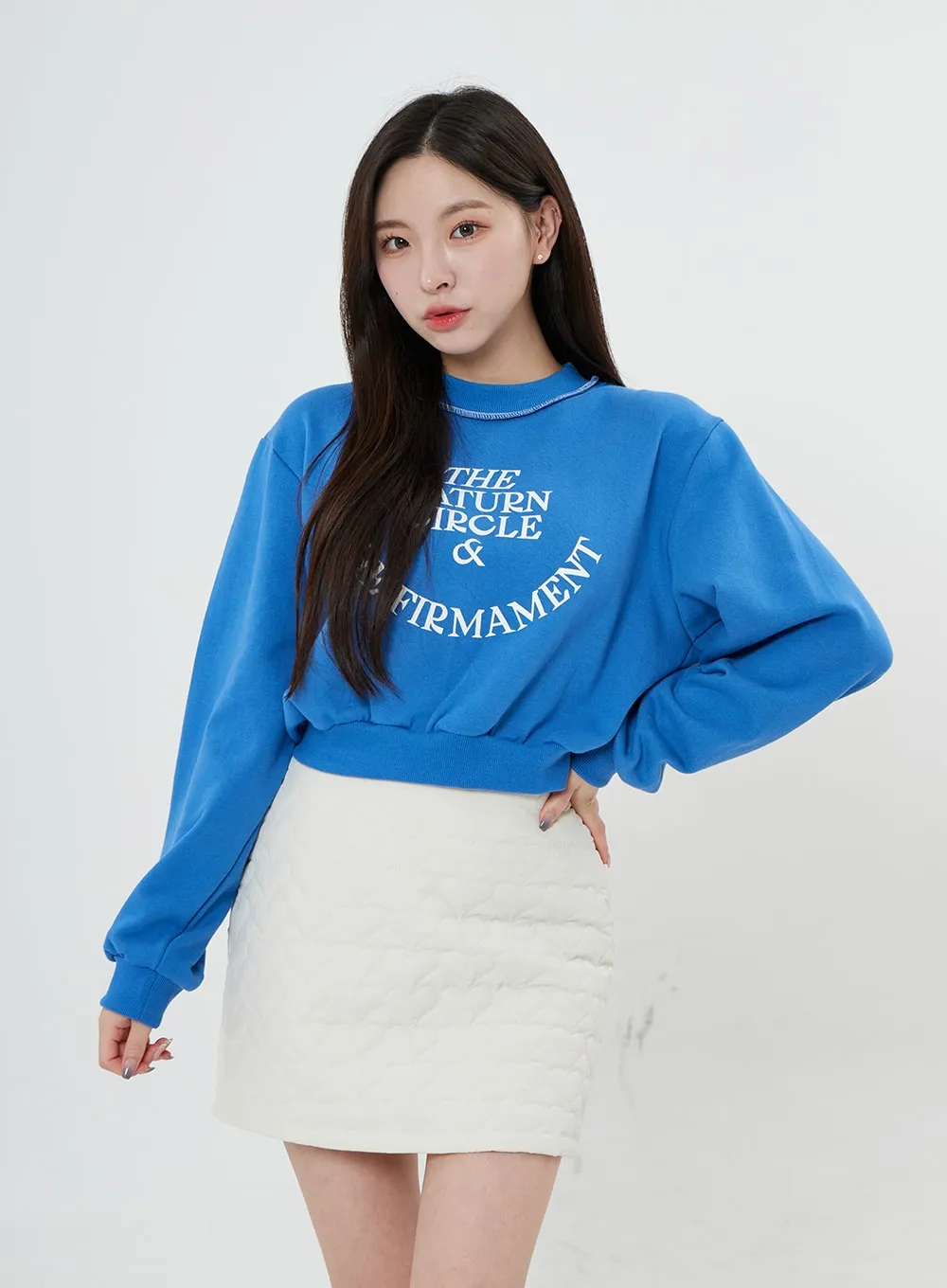 High Waist Heart Mini Skirt BO27