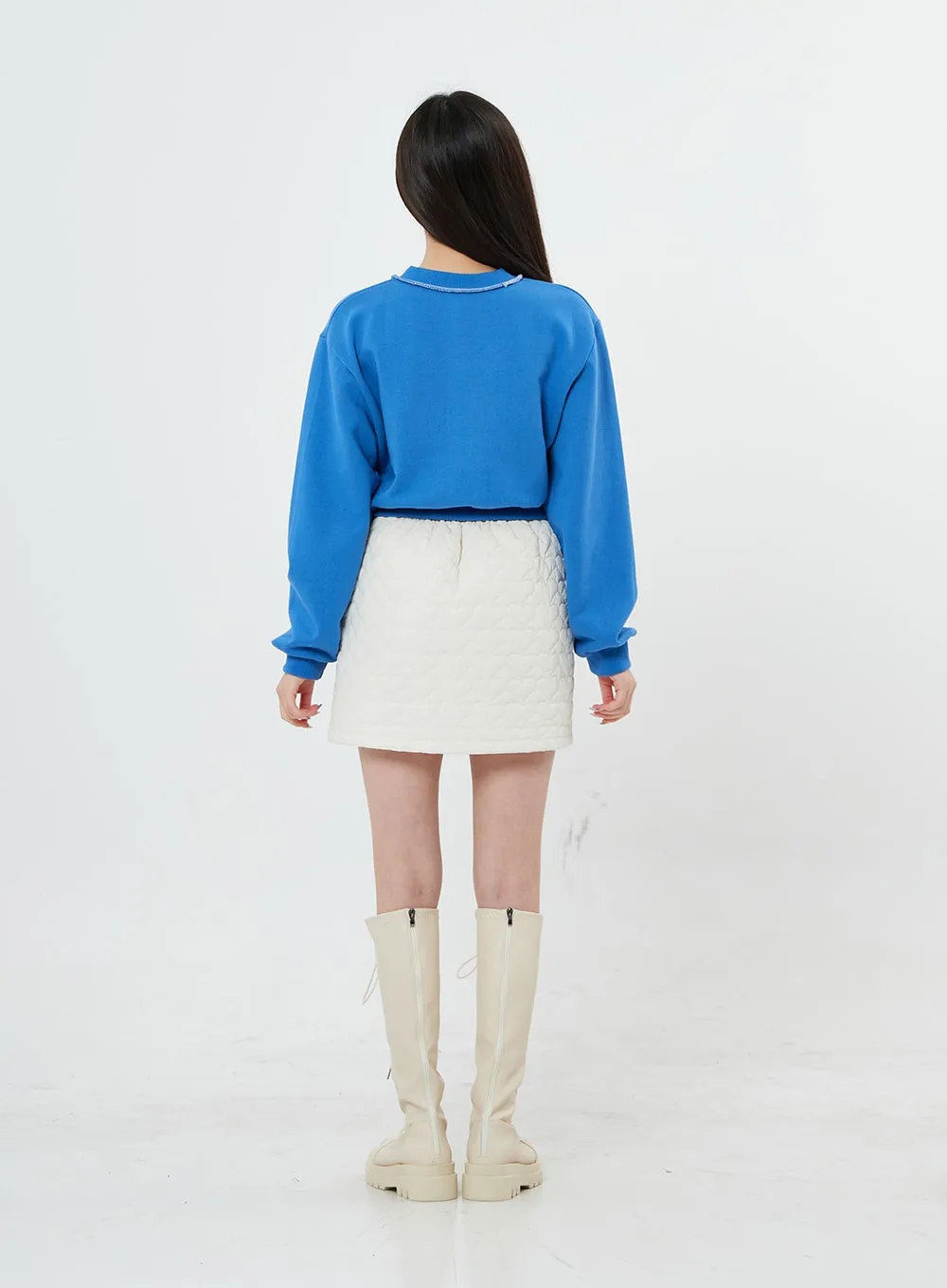 High Waist Heart Mini Skirt BO27