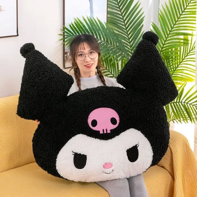 Kawaii Oversized Kuromi Melody Pillow