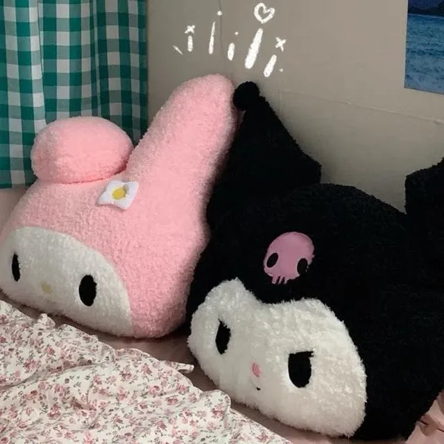 Kawaii Oversized Kuromi Melody Pillow