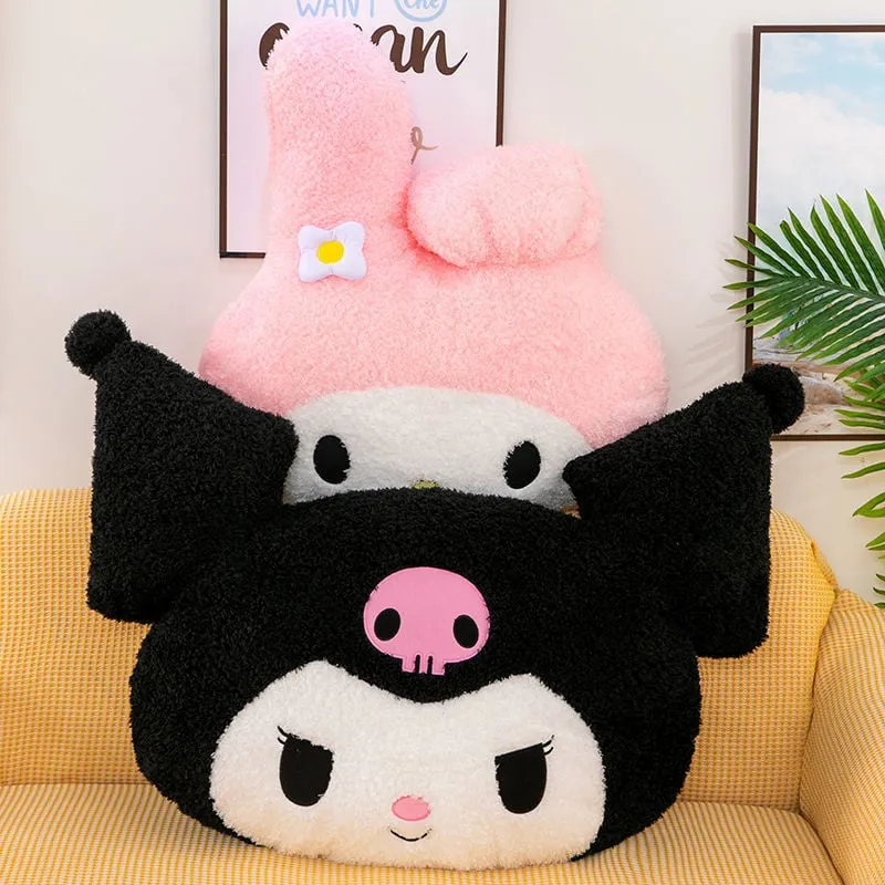 Kawaii Oversized Kuromi Melody Pillow