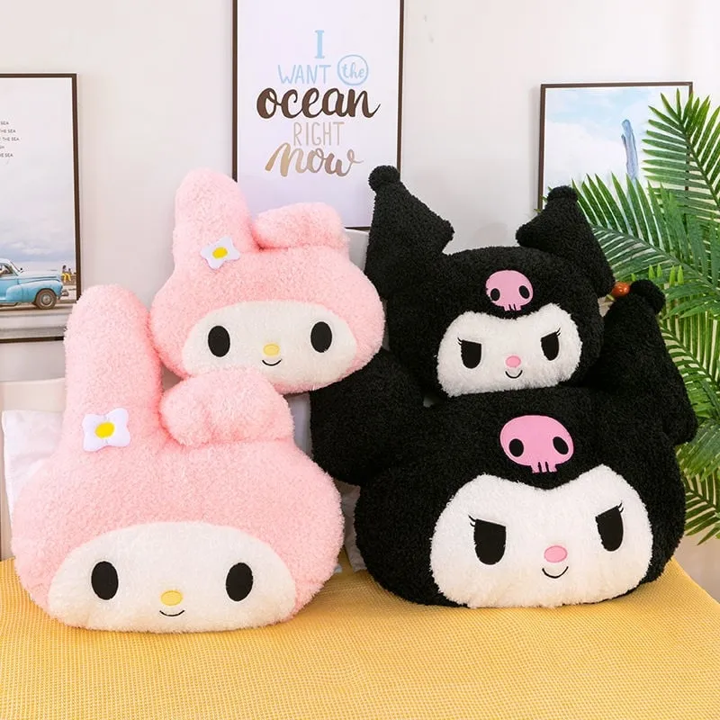 Kawaii Oversized Kuromi Melody Pillow