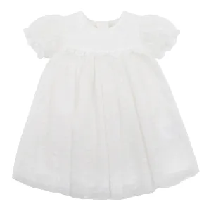 PUFF SLEEVE LACE DRESS