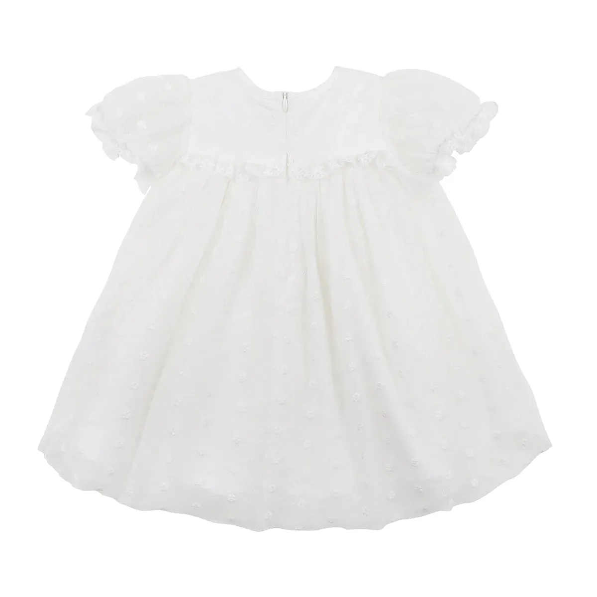 PUFF SLEEVE LACE DRESS